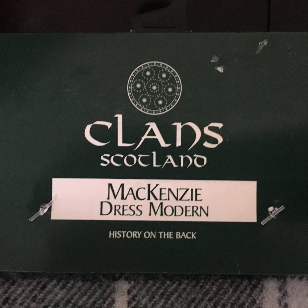 OUTLANDER FANS!  CLAN MACKENZIE TARTAN SCARF